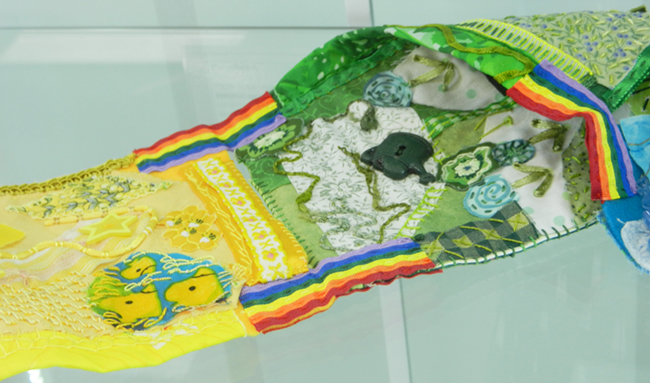 RAINBOW AT THE EDGE OF THE WORLD (detail) by Kate Highland