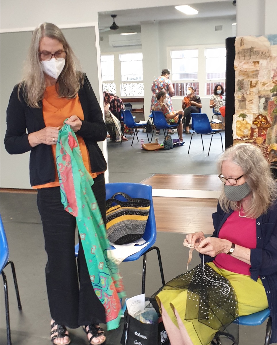 Shibori workshop February 2022